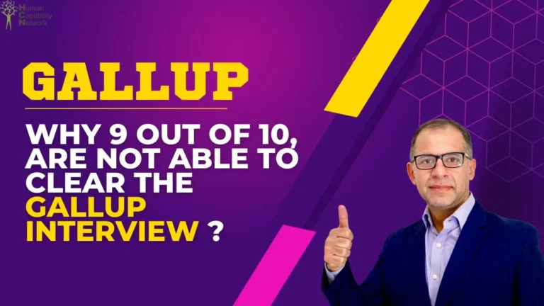 Decoding the Gallup Interview: 9 Reasons Why 9 Out of 10 Fail to Clear