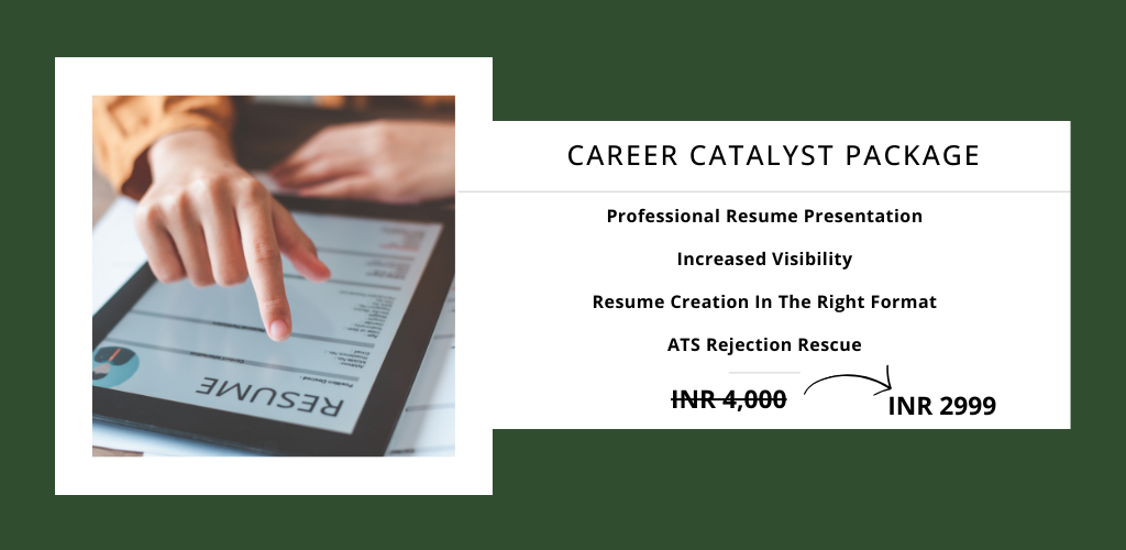 career catalyst resume building package